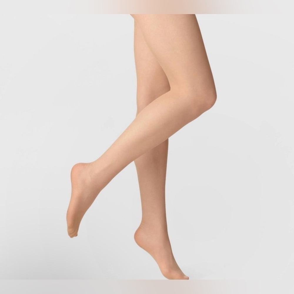 A New Day High Waist Control Top Sheer Tights Honey Beige M/L